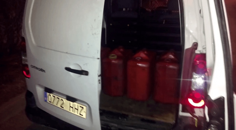 Imagen del vídeo que destapó el Caso gasoil de Pinto.