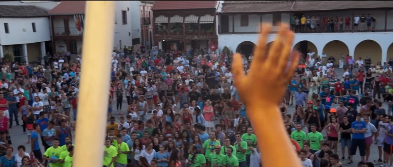 Momento del pregón de las Fiestas de Pinto 2015.