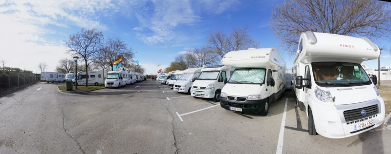 Área de autocaravanas de Pinto.