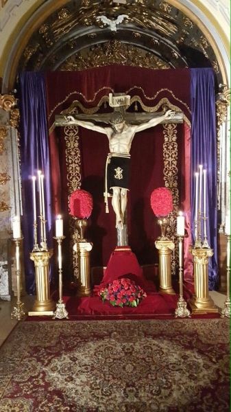 Talla del Cristo del Calvario de Pinto. | Imagen: @CristodCalvario