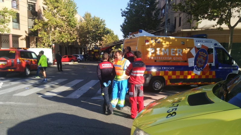 Incendio en el nº2 de la avenida de Europa de Pinto | Fuente: @PIMERPinto
