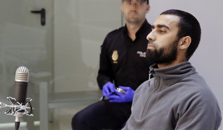 Abdeladim Achriia durante el juicio | EFE.