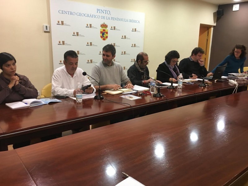 Rueda de prensa de Ganemos Pinto.