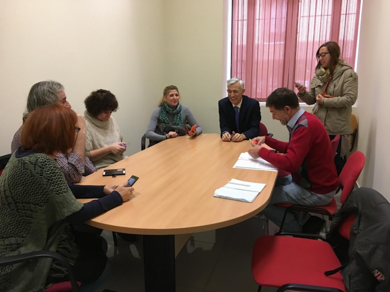 Rueda de prensa de Ciudadanos en Pinto.