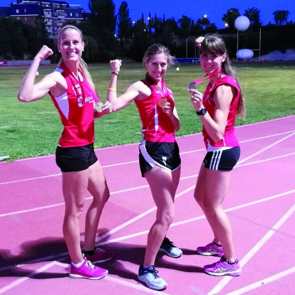 Carolina Pacheco se prepara para el Campeonato de España de pista cubierta.