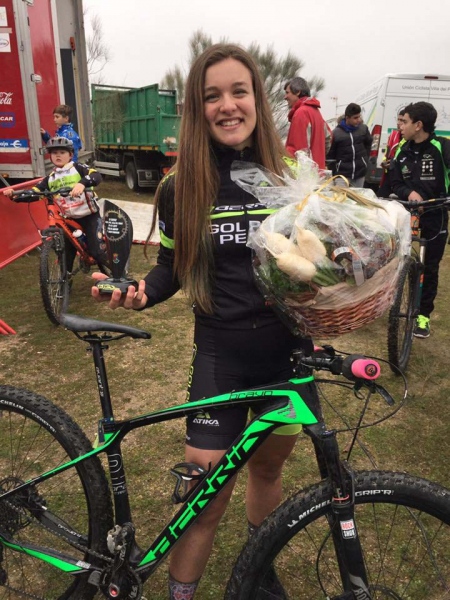 Carolina Arauz, segunda en Fuente del Moro.