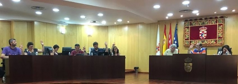 Ganemos Pinto celebró en solitario el último Pleno del mes de mayo tras el abandono de la Oposición.