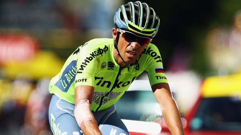 Alberto Contador, a remontar un mal inicio de Tour de Francia.