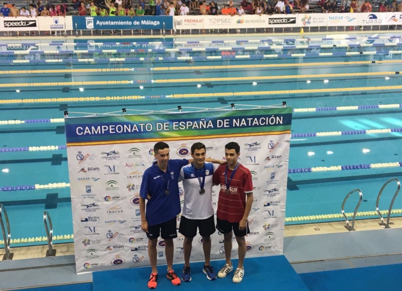 Bronce para Daniel Chocano en el Campeonato de España de natación Infantil.
