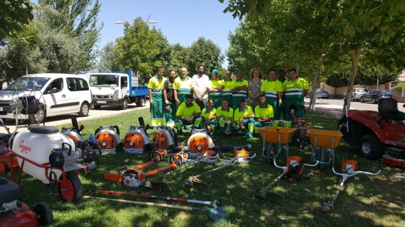 Comienza a funcionar el servicio ‘Espacios verdes’ de Ciempozuelos.