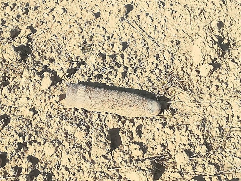 Hallan un obús de la Guerra Civil en un huerto de Ciempozuelos.