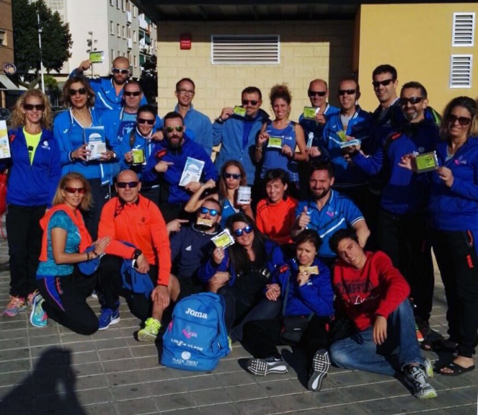 El Club Running Pinto, presente en la Maratón de Valencia.