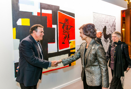 El pinteño Miguel Villarino gana el Premio BMW de pintura.