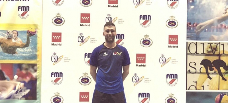 Héctor Ramírez en el Campeonato de Madrid Máster de invierno.