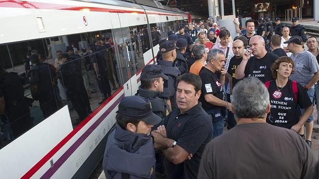 Huelga en Renfe.