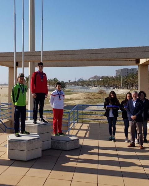 Emilio García, campeón de España de natación.