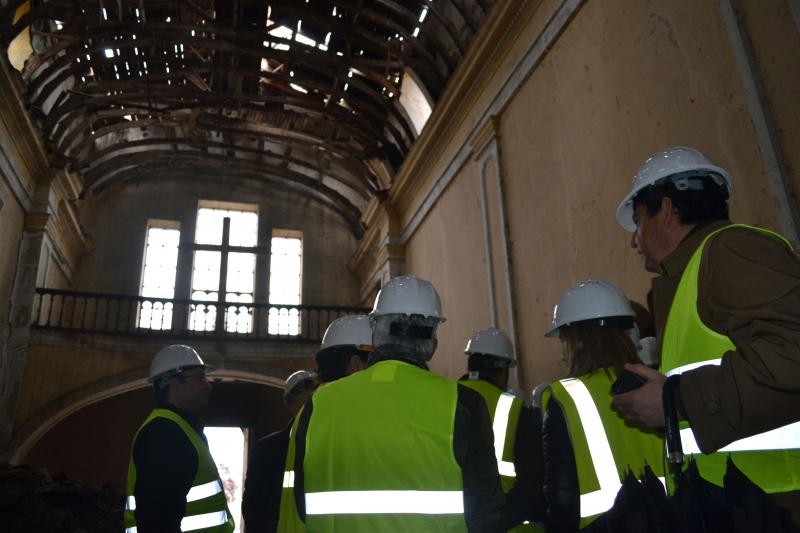 Visita de las obras del complejo del CMC de Pinto.