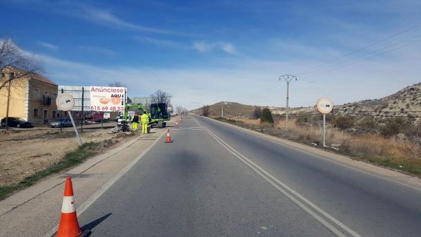 Acceso desde Pinto a San Martín de la Vega.