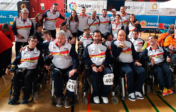Selección española de boccia.
