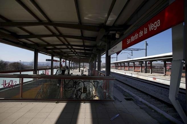 Estación de Cercanías de San Martín de la Vega.