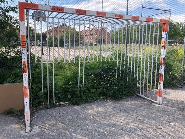 Estado de las instalaciones deportivas de San Martín de la Vega.