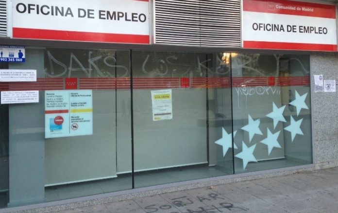 Oficina de empleo de la Comunidad de Madrid.