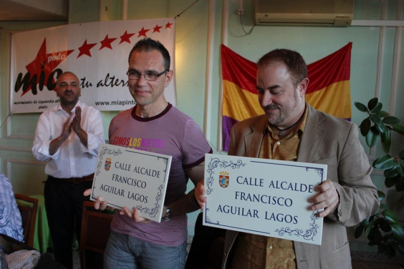 Acto de homenaje del MIA a Francisco Aguilar Lagos.