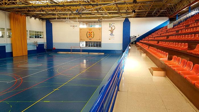 El polideportivo Sandra Aguilar de Pinto.