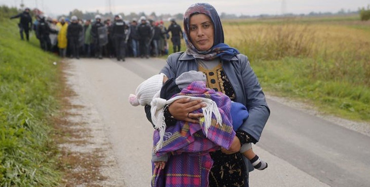 Refugiada siria.