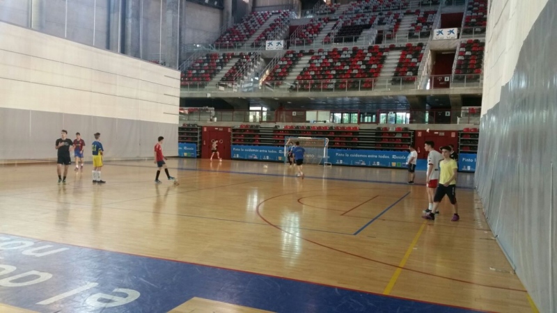 Entrenamiento del Futsal Pinto (archivo).