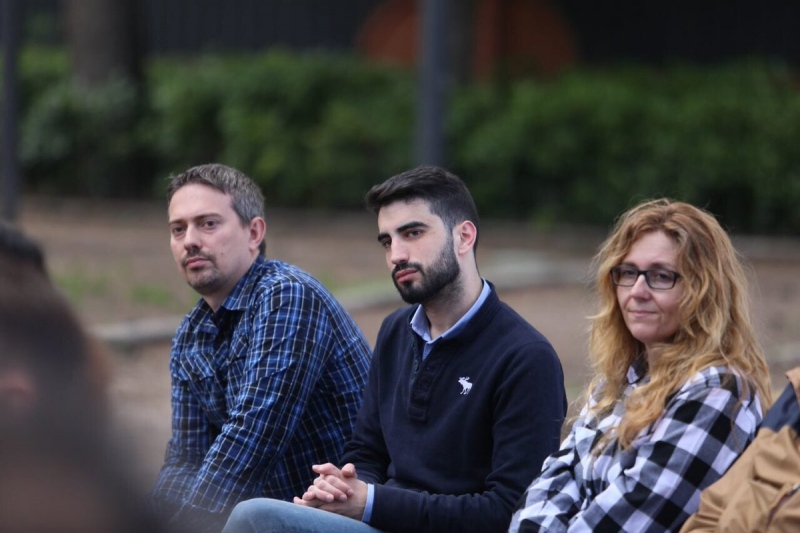 Javier Carrero (centro) | Imagen: @Javicarrero_