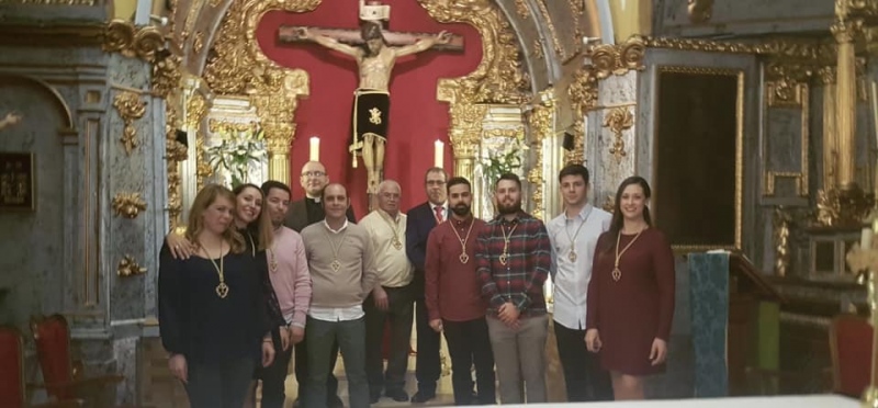 Nueva Junta Directiva de la Hermandad del Cristo del Calvario.
