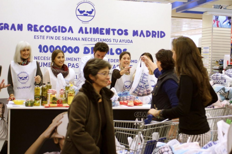 Voluntarios de la Gran Recogida de Alimentos.