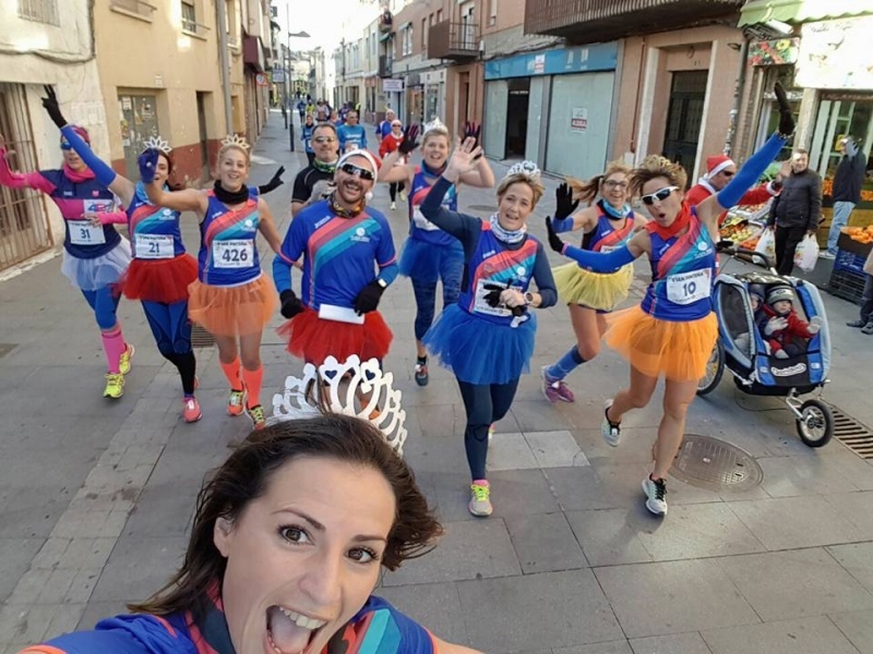 Participantes de la San Pinteña.