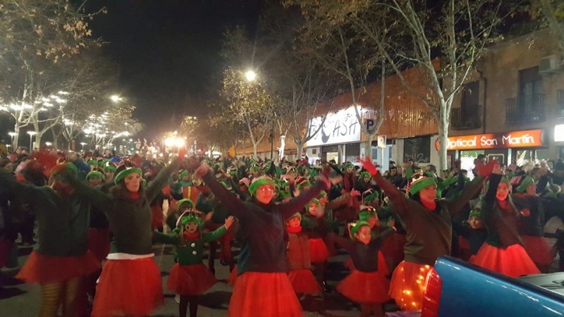 Cabalgata de Reyes de San Martín de la Vega.