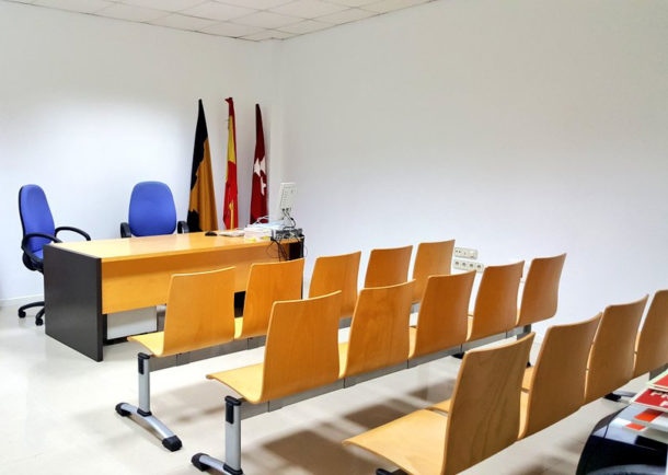 ‘Nueva oficina del Juzgado de Paz de San Martín de la Vega’.
