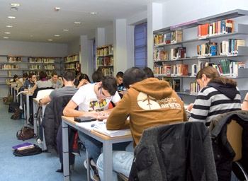 Biblioteca de la Casa de la Cadena de Pinto.