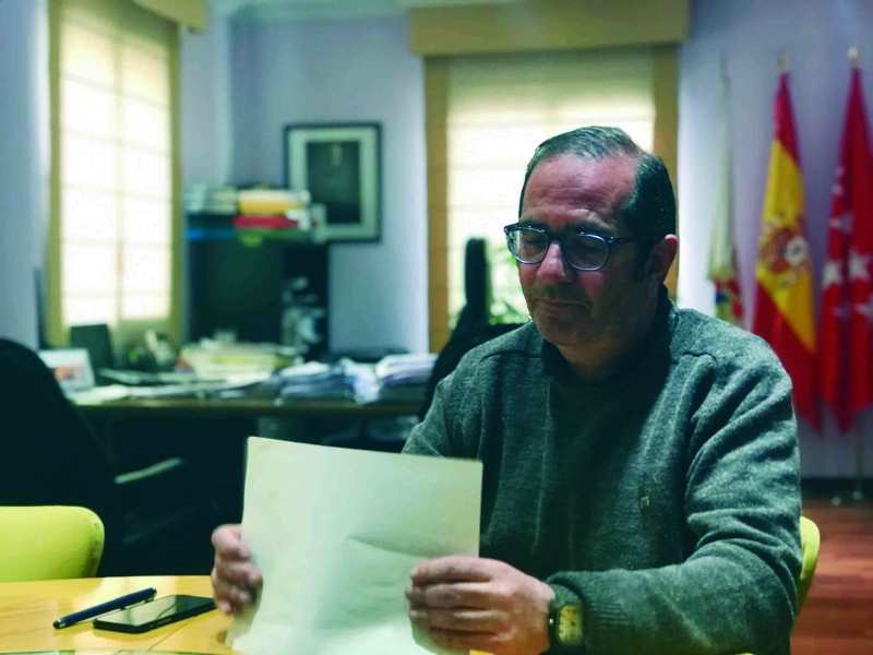 El alcalde de Pinto, Rafael Sánchez.