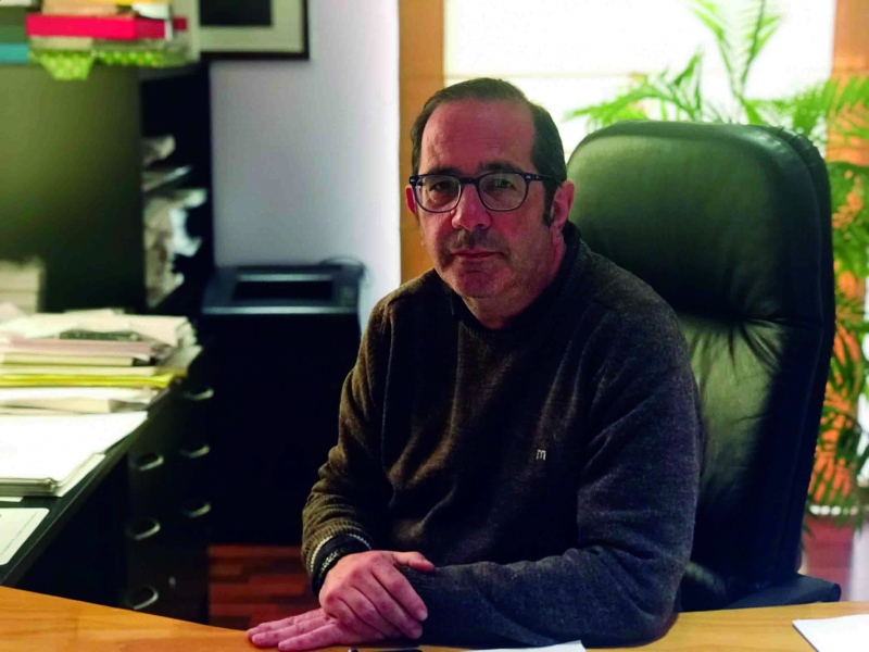 Rafael Sánchez, en su despacho.