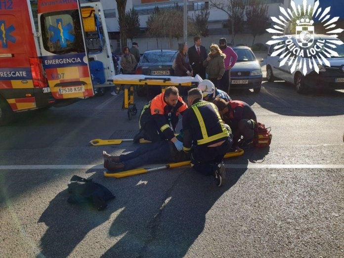 Atropello en la calle Antonio López.
