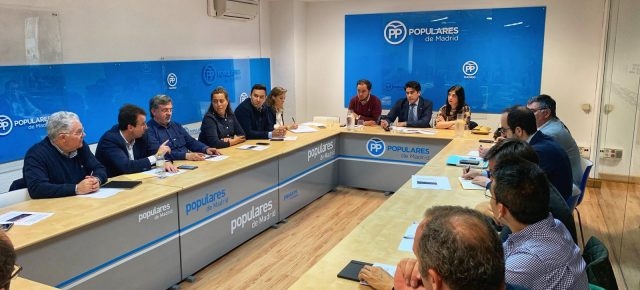 Reunión del PP de Madrid.